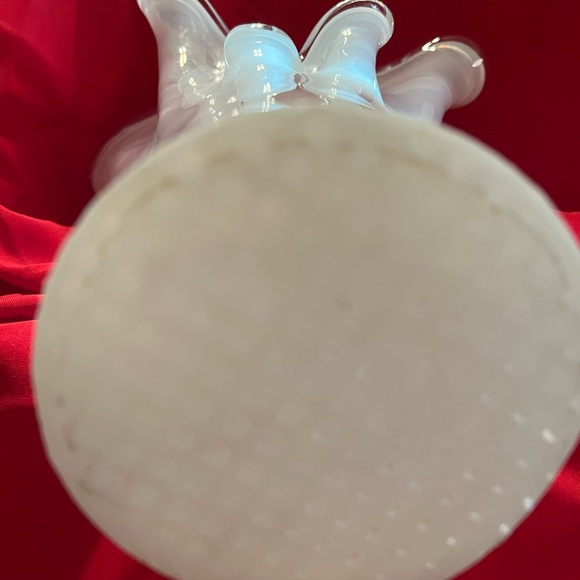 Large Italian Swirl & Swung Art  Glass Vase Label Murano - Picture 6 of 7